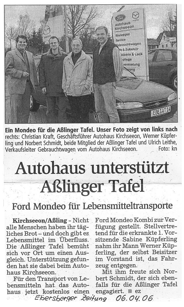 Ebersberger Zeitung vom 6.4.2006